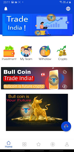 Android application Trade Cash screenshort