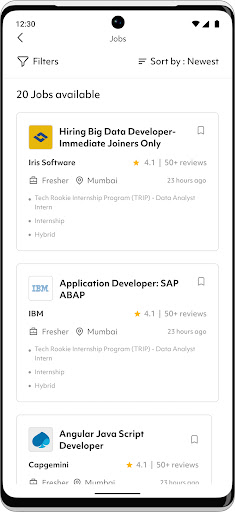 nasscom Talent Connect Portal Screen 2