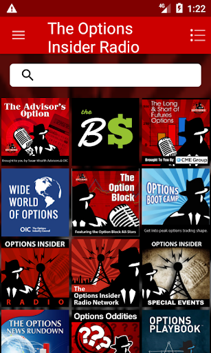 Android application Options Insider Radio Network screenshort