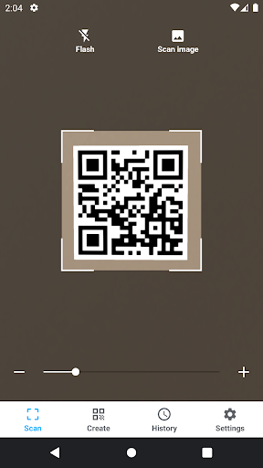 Android application QR & Barcode Scanner screenshort