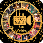 Cover Image of 下载 Birthday Photo Video Maker with Music:Video Editor 1.0 APK