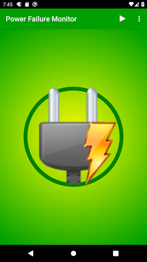 Android application Power Failure Monitor screenshort