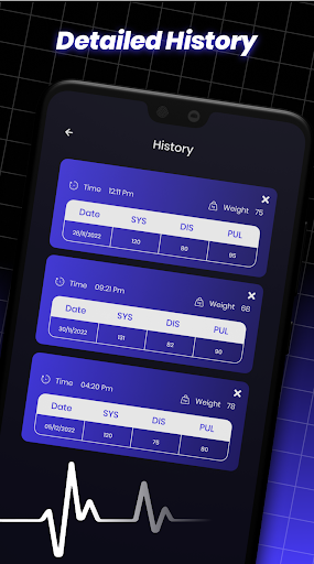 Impulse Blood Pressure Tracker Screen 3