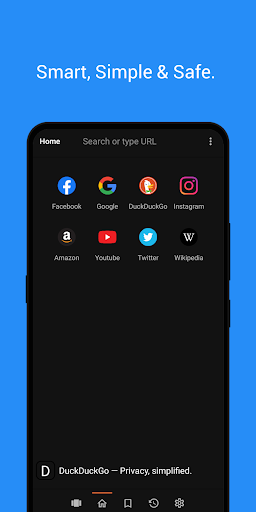 Android application Black Browser : Simple & Fast screenshort