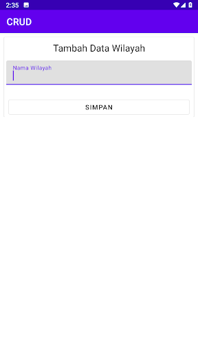CRUD SQLite Screen 3
