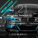 Neon Cars Lock Screen icon