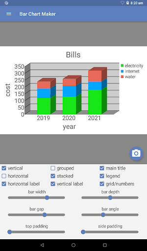 Screenshot of Bar Chart Maker Pro