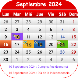 Изображение на иконата за Mexico Calendario 2024