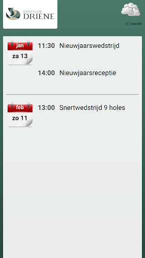 Golfclub Driene Screen 3