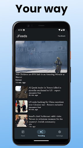 JFeeds - Jewish & Israeli News Screen 2