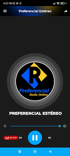 Android application PREFERENCIAL ESTEREO screenshort