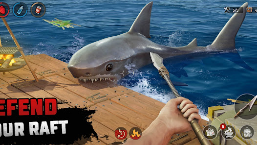 Raft Survival Ocean Nomad v1.214.0 MOD APK (Unlimited Coins, Menu) Gallery 4