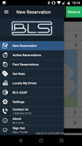Android application BLS screenshort