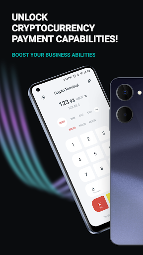 Android application Crypto POS Terminal screenshort