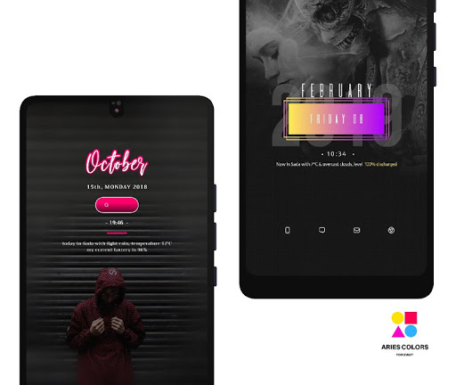 ARIES COLORS KWGT Screen 3