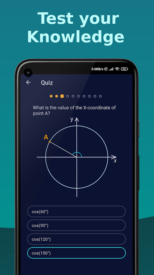 #3. Unit circle. Trigonometry (Android) Podle: Erlan Amanatov