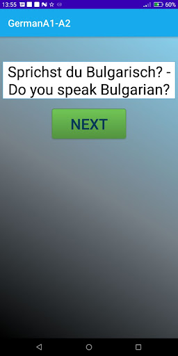 Android application German A1 A2 GLOSSARY screenshort
