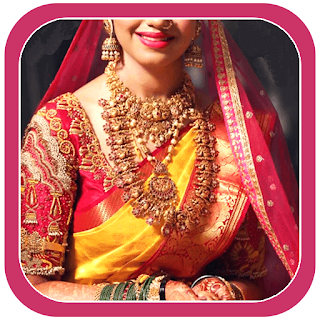 South Indian Jewelry on Sarees