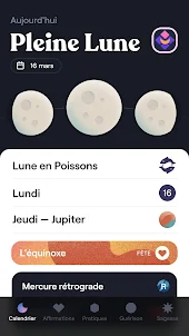 Moonly — Calendrier Lunaire