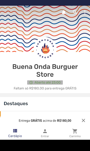 Android application Buena Onda Burguer Store screenshort