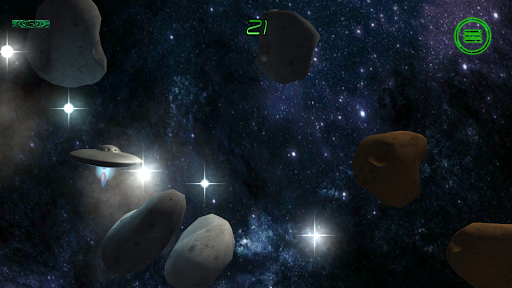 Android application UFO Asteroid Run: Galaxy Dash screenshort