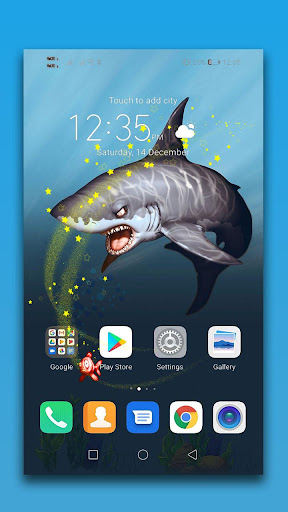 Android application Shark Live Wallpaper screenshort