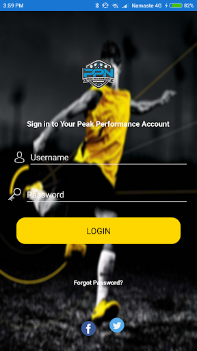 Android application Peak Performance Network screenshort