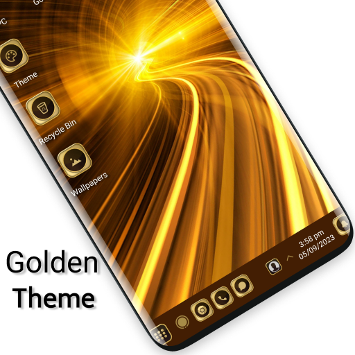 Golden Theme For Launcher logo