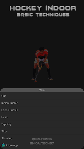 Android application Hockey Indoor Basic Techniques screenshort