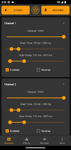 Android application UltraVox Pro screenshort