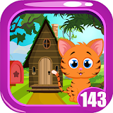 Cute Kitten Rescue Game Kavi - 143 icon