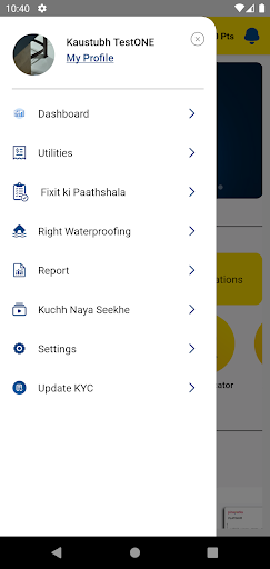 Dr. Fixit Contractor App Screen 3