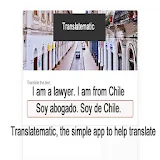 Word translator translate app icon