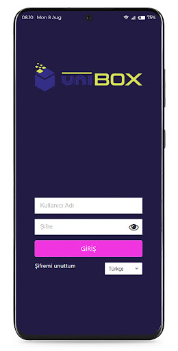 Android application GLU UNIBOX screenshort