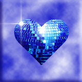 Blue Sparkle Hearts icon