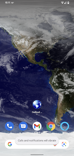 Android application Catfood Earth Live Wallpaper screenshort