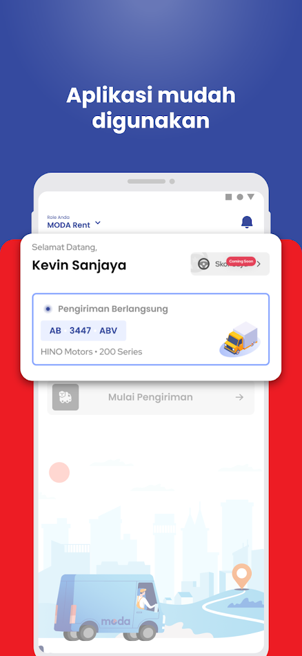 #1. Moda Driver (Android) بواسطة: PT Mobilitas Digital Indonesia