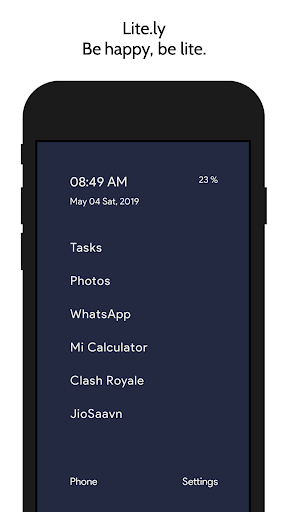 Litely - Light Phone Launcher Screen 2