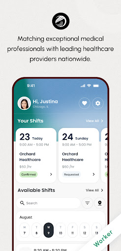 Android application Elite Medical Staffing screenshort