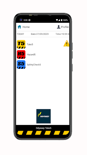 Odyssey Take5 Screen 2