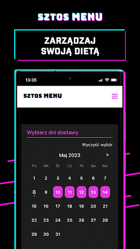 Sztos Menu Screen 3