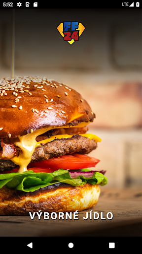 Android application FastFood24 Chomutov screenshort