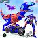 Wild Dino Robot Games : Transform Bike Robot War icon