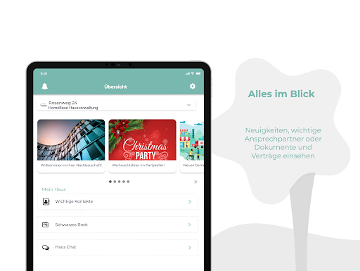 HomeBase Hausverwaltung ekran görüntüsü