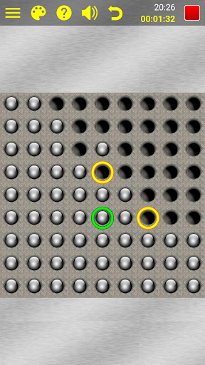Screenshot of Marble Solitaire Puzzle