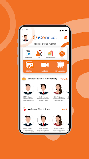 Android application iConnect screenshort