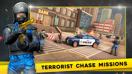 Captura de Pantalla 4 juegos de guerra policia armas android