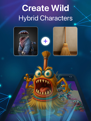 Screenshot of AI Hybrid Character Creator
