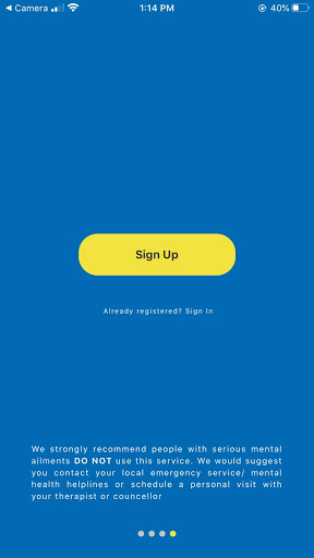 Yellow Club - Practitioner Screen 2
