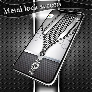 Metal lock screen